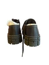 Load image into Gallery viewer, Prada Black Platform Sneakers
