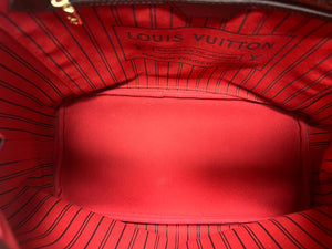 Louis Vuitton Neverfull MM Red Interior