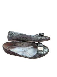 Salvatore Ferragamo Bronze Flats