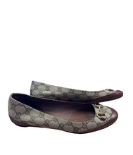 Load image into Gallery viewer, Gucci Monogram Canvas Flats
