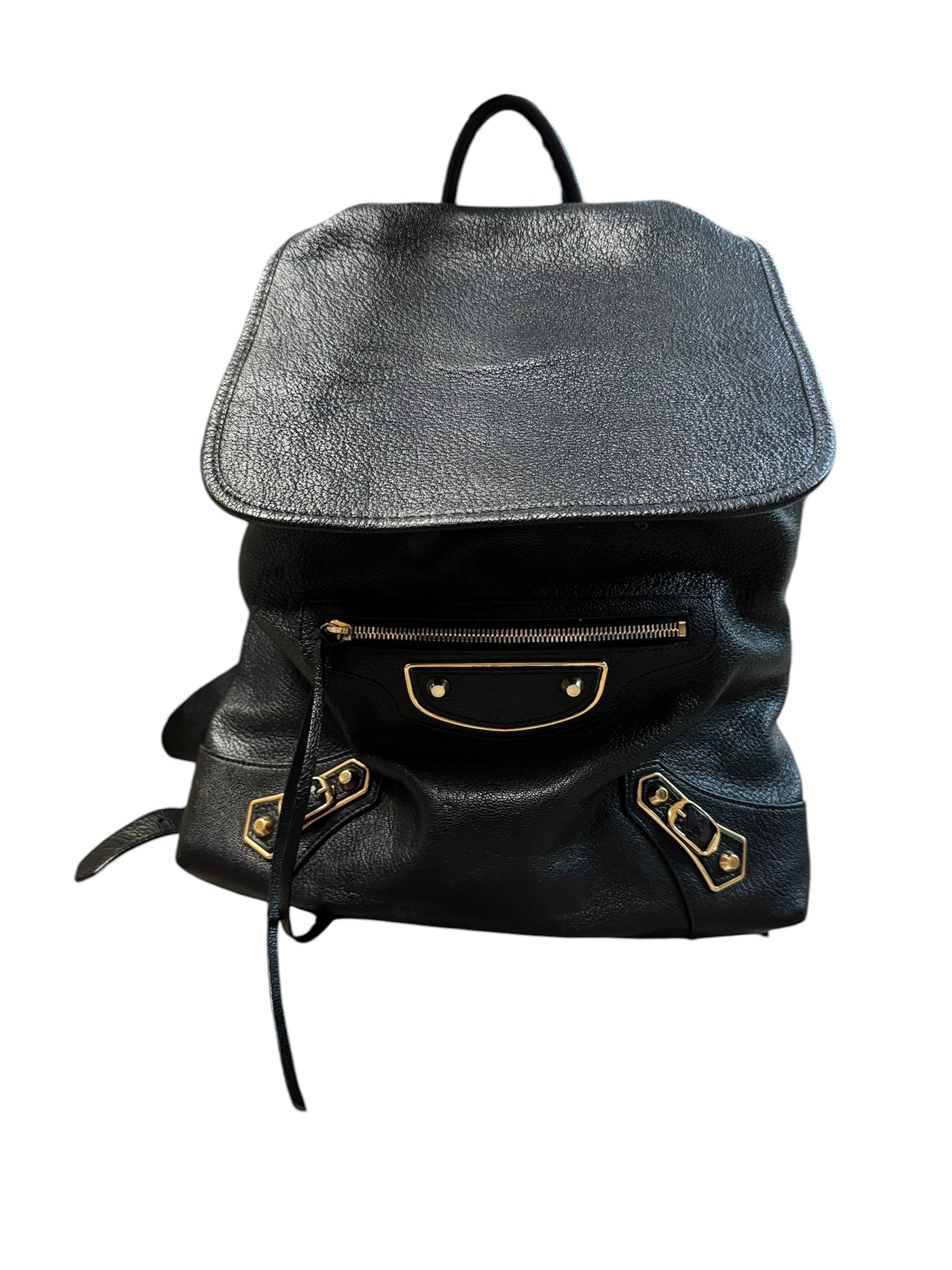 balenciaga drawstring leather backpack Balenciaga City Leather Backpack – thankunext.us
