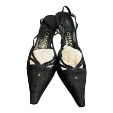 Load image into Gallery viewer, Chanel black slingbacks

