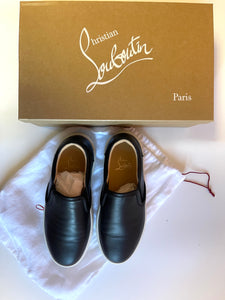 CHRISTIAN LOUBOUTIN MASTERALTISSIMA CALFSKIN SLIP-ON SNEAKERS