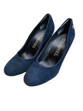 Load image into Gallery viewer, Chanel Navy Heels
