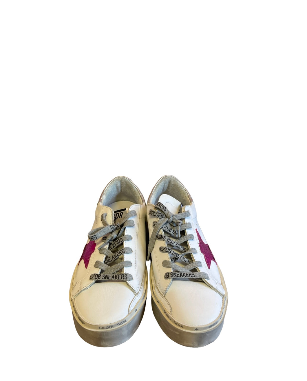 Golden Goose White Platform Sneakers