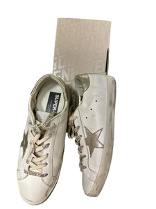 Golden Goose Silver Sneakers