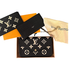 Load image into Gallery viewer, Louis Vuitton Felicie black &amp; white
