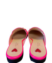 Load image into Gallery viewer, GUCCI Pink PrinceTown Mules
