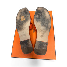 Load image into Gallery viewer, Hermes Oran Orange Sandals
