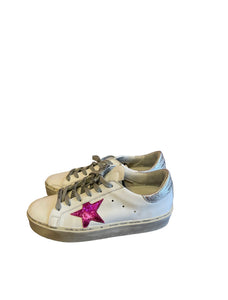 Golden Goose White Platform Sneakers