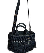 Load image into Gallery viewer, Prada Rafia &amp; Midollino Fringe Tote
