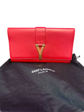 Load image into Gallery viewer, YSL Saint Laurent  red clutch
