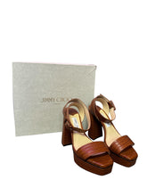 Load image into Gallery viewer, Jimmy Choo Croc Embossed Leather Heels
