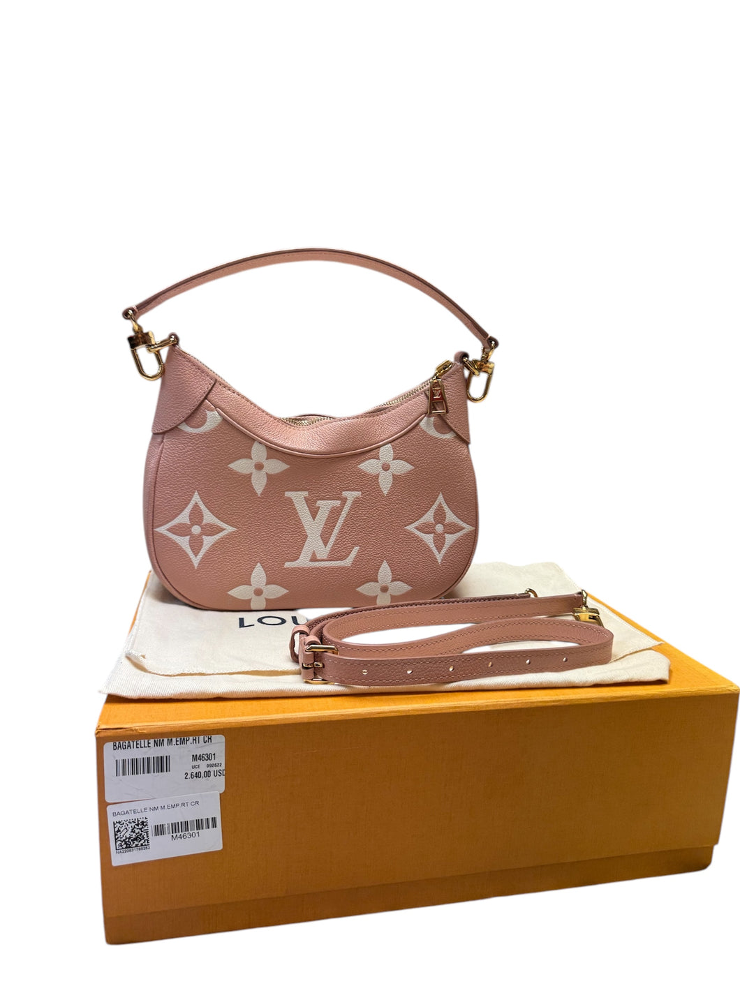 Louis Vuitton Bagatelle Pink Purse