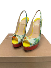 Load image into Gallery viewer, Christian Louboutins Floral Heels
