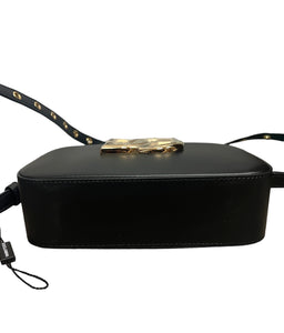 Dolce Gabbana Black Leather Crossbody