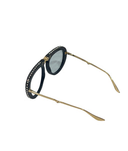 Gucci Clear Crystal Sunglasses