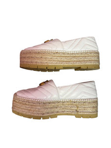 Gucci White Espadrilles