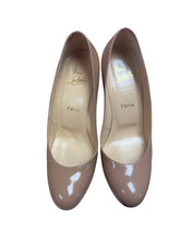Load image into Gallery viewer, Christian Louboutin Simple Nude Patent Heels
