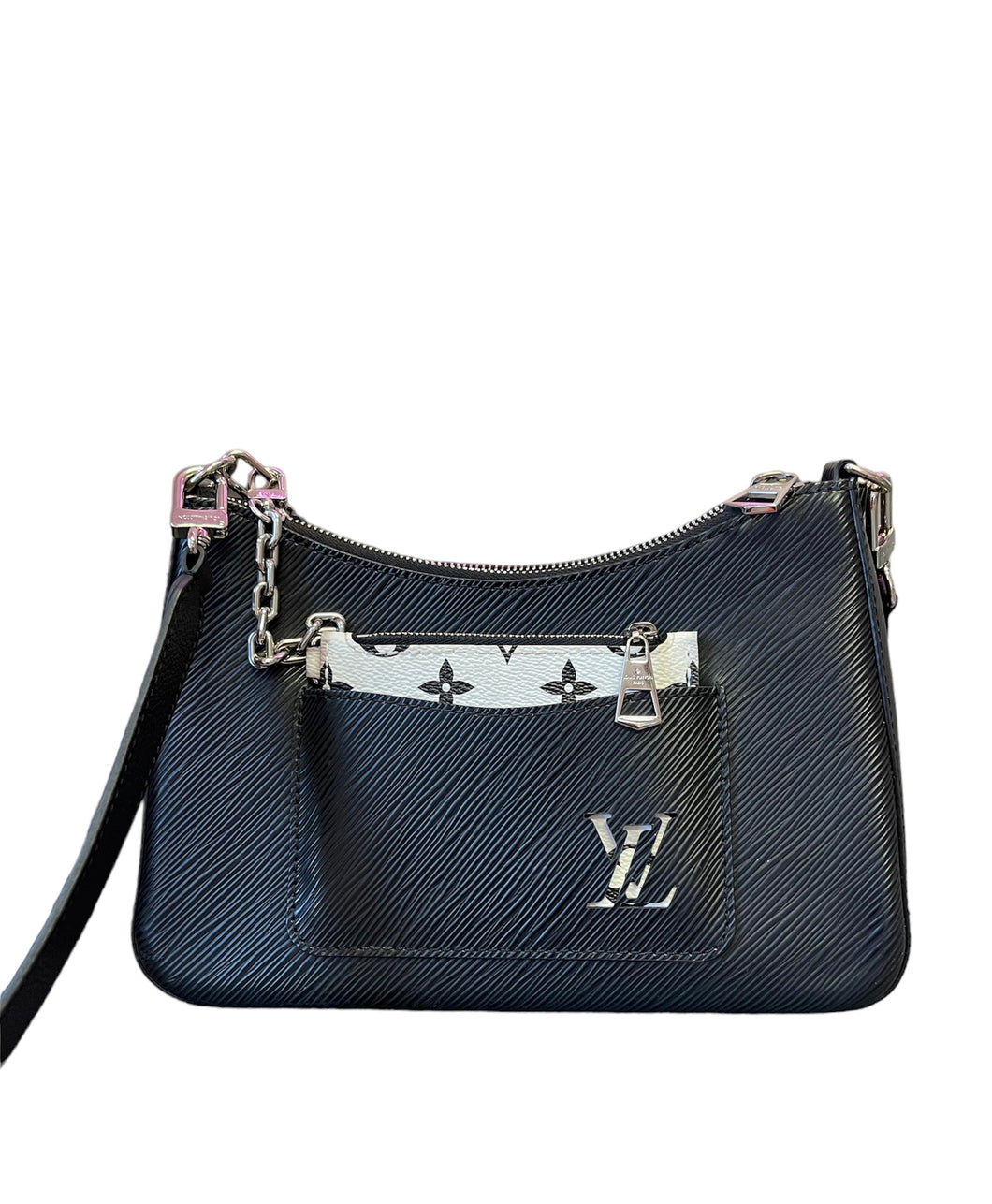 Louis Vuitton Marelle Black Epi Handbag