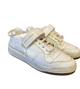 YSL SAINT LAURENT WHITE SNEAKERS