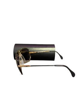 Cazal Black/ Gold Sunglasses