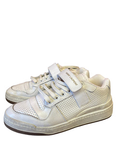 YSL SAINT LAURENT WHITE SNEAKERS