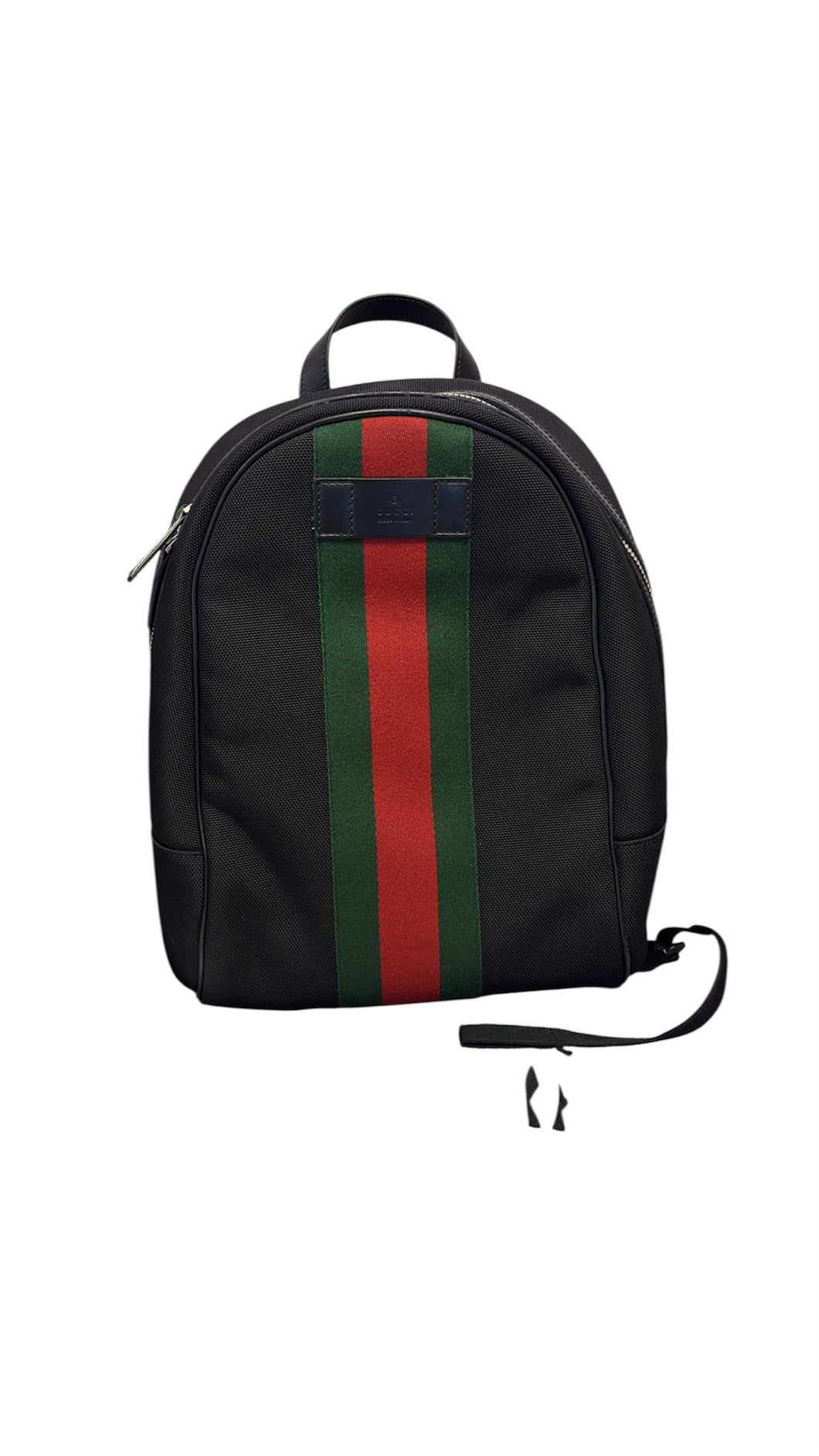 Gucci Black Canvas Backpack