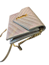 Load image into Gallery viewer, YSL Gray envelope crossbody
