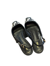 Load image into Gallery viewer, Fendi FF Flats Black &amp; White
