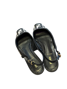 Fendi FF Flats Black & White