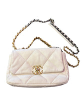 Load image into Gallery viewer, Chanel 19 Medium Flap Bag White
