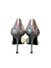 Load image into Gallery viewer, Alexander Mcqueen Metallic Stilletos heels
