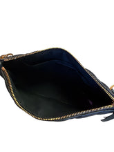 Load image into Gallery viewer, Versace Quilted Zipped Clutch Bag Black
