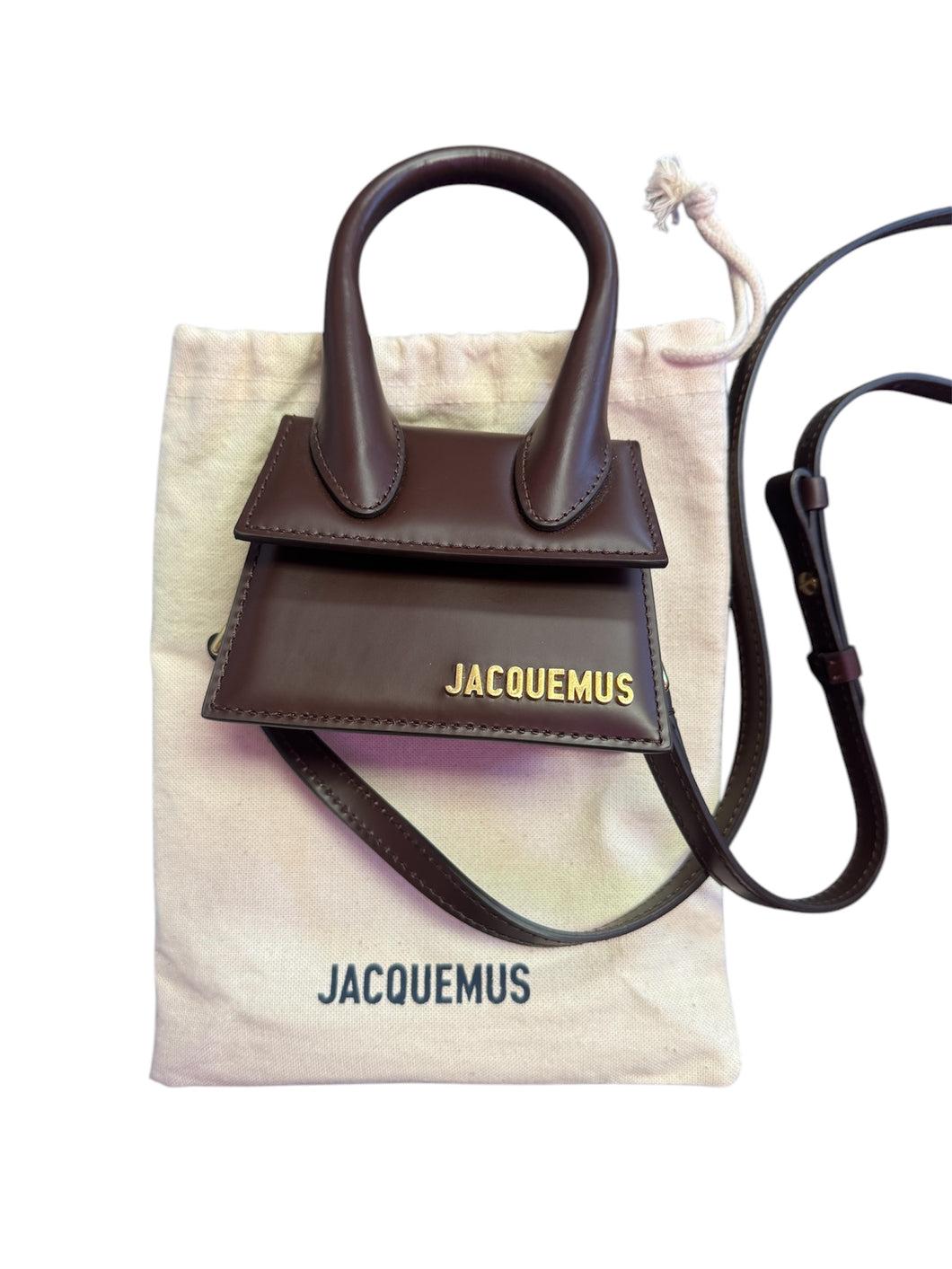 Jacquemus Brown Mini Crossbody