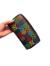 Load image into Gallery viewer, Gucci Black Rainbow Wallet
