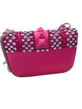 Load image into Gallery viewer, Valentino Garavani Vitello Crystal Pink Bag
