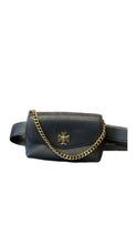 Load image into Gallery viewer, TORY BURCH BLACK BELT BAG
