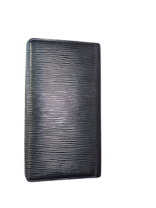 Louis Vuitton Epi Wallet Black