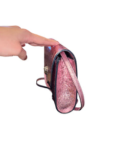 Versace LaMedusa Metallic Shoulder Bag