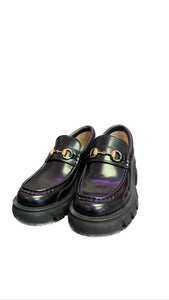 Gucci Black Platform Loafers