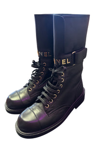 Chanel Black Boots