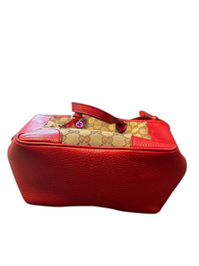 Gucci GG Canvas Small Red Bag