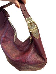 Gucci Red Horsebit Glam Bag