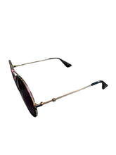 Load image into Gallery viewer, Gucci Round Frame Black Sunglasses
