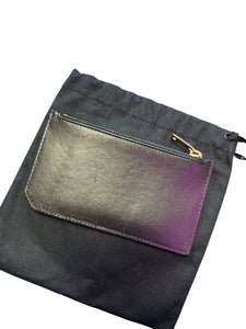 Saint Laurent Zip Card Case Black