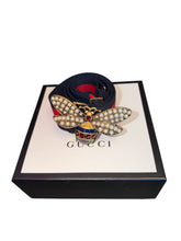 Load image into Gallery viewer, Gucci Red/Navy Belt (Bee)
