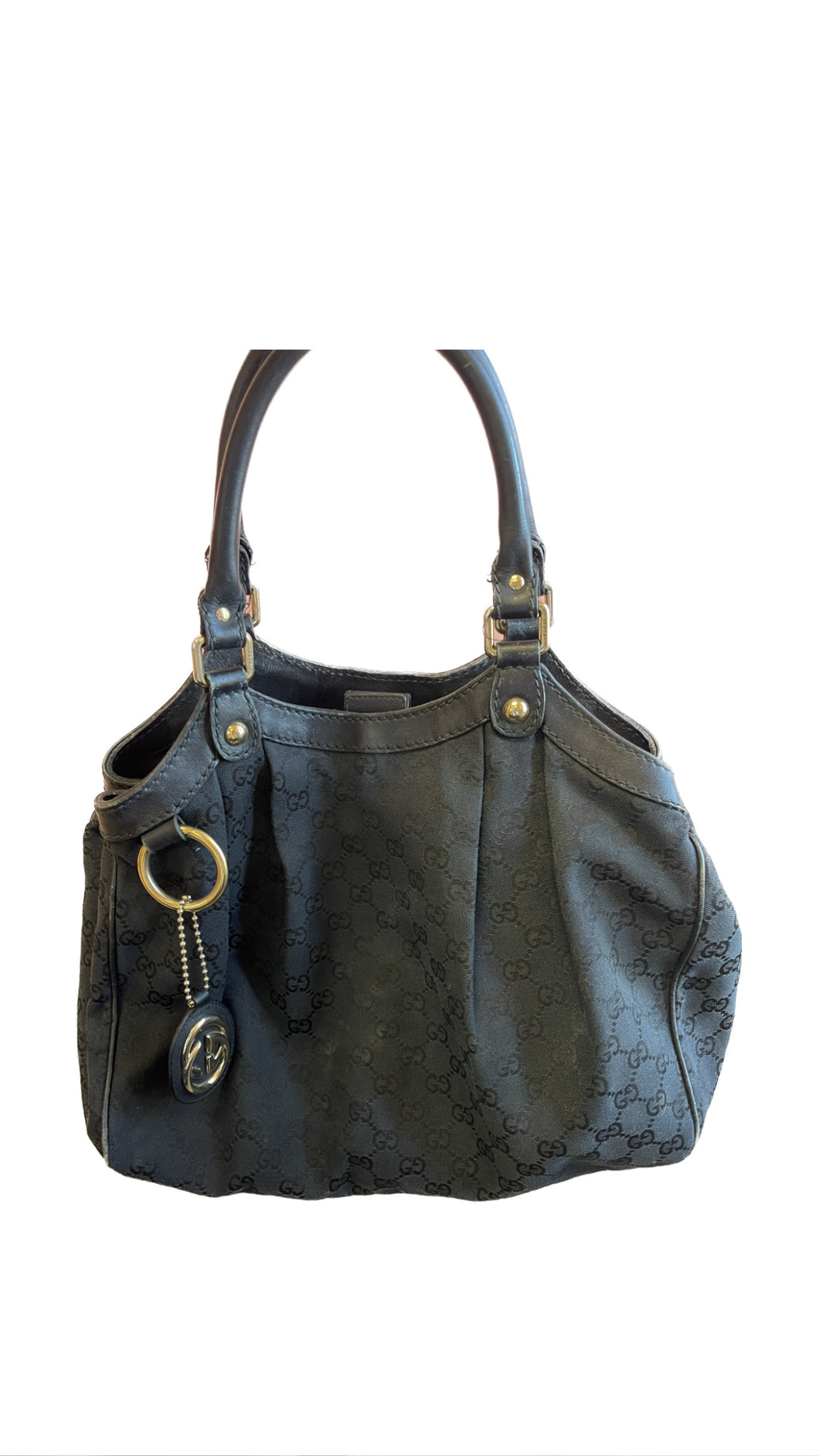 Gucci Sukey canvas Black Handbag
