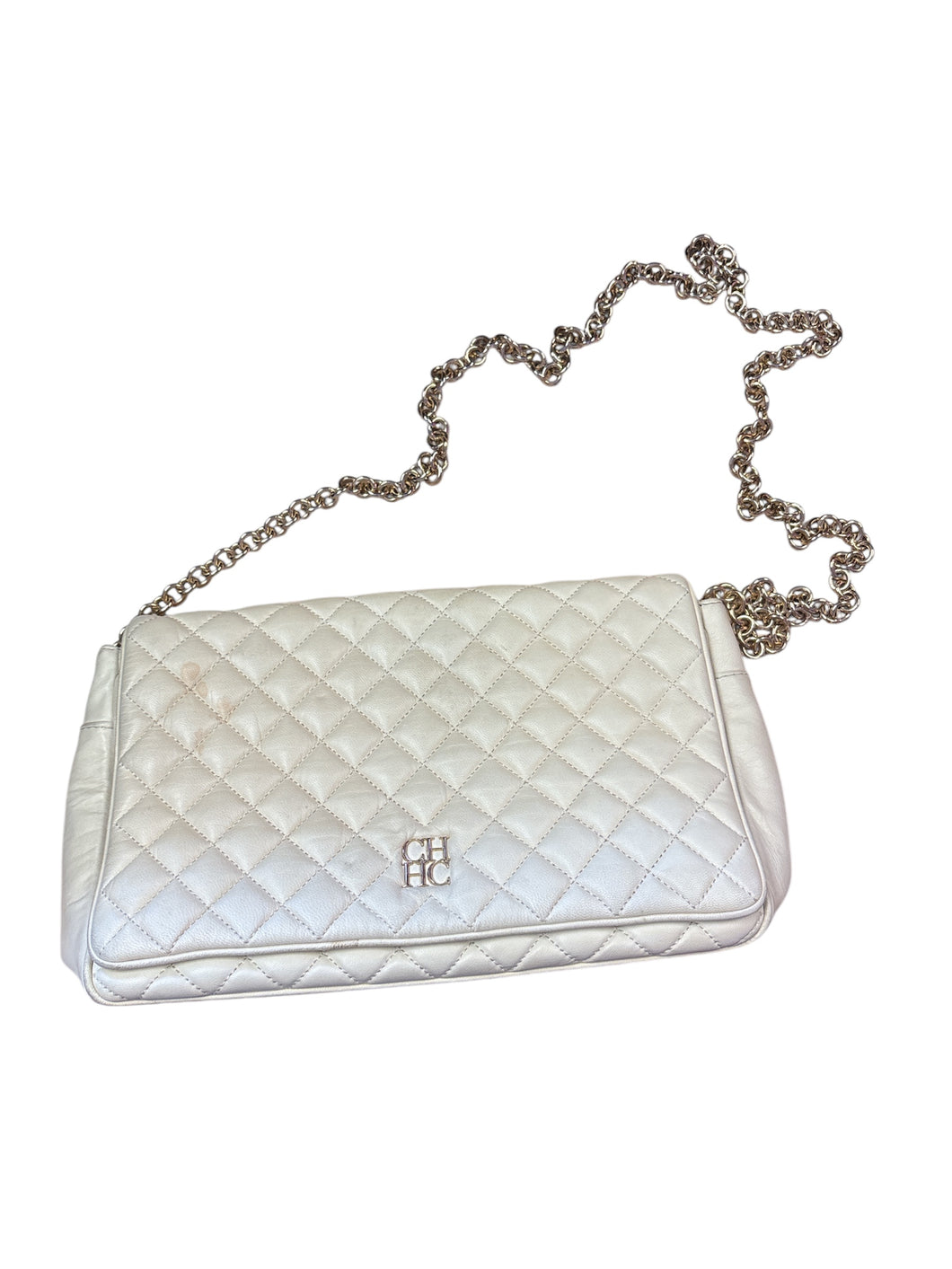 Carolina Herrera Crossbody Beige Bag