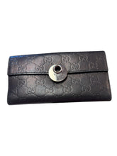 Load image into Gallery viewer, Gucci monogram black wallet
